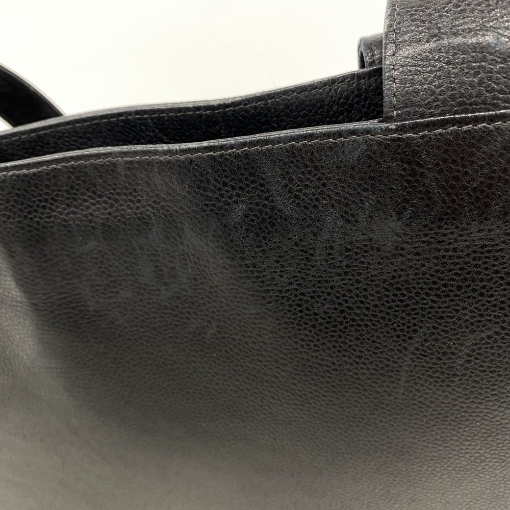 CHANEL Black Caviar Leather Tote Bag - Picture 11 of 12